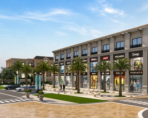 Retail plaza with branded stores at Eldeco Viviana Ludhiana township